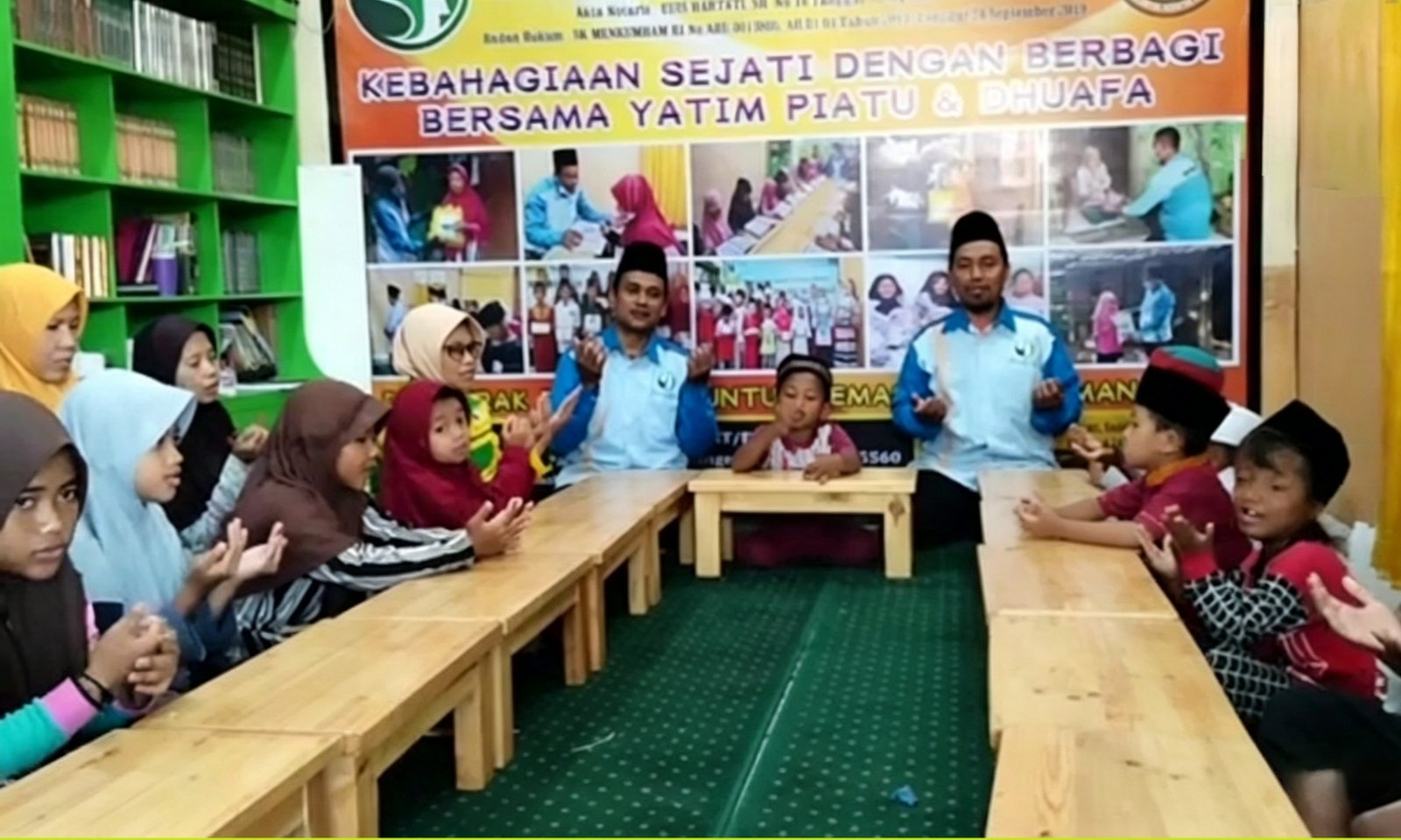 SAMBUT BULAN SUCI RAMADHAN DENGAN GEMBIRA DAN DOAKAN PARA DONATUR