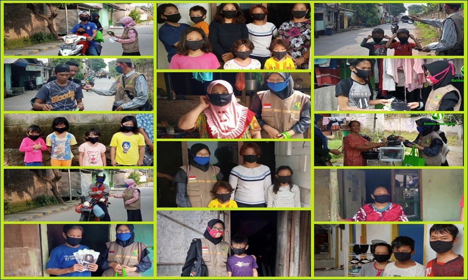 BERBAGI MASKER KESEHATAN CEGAH COVID 19