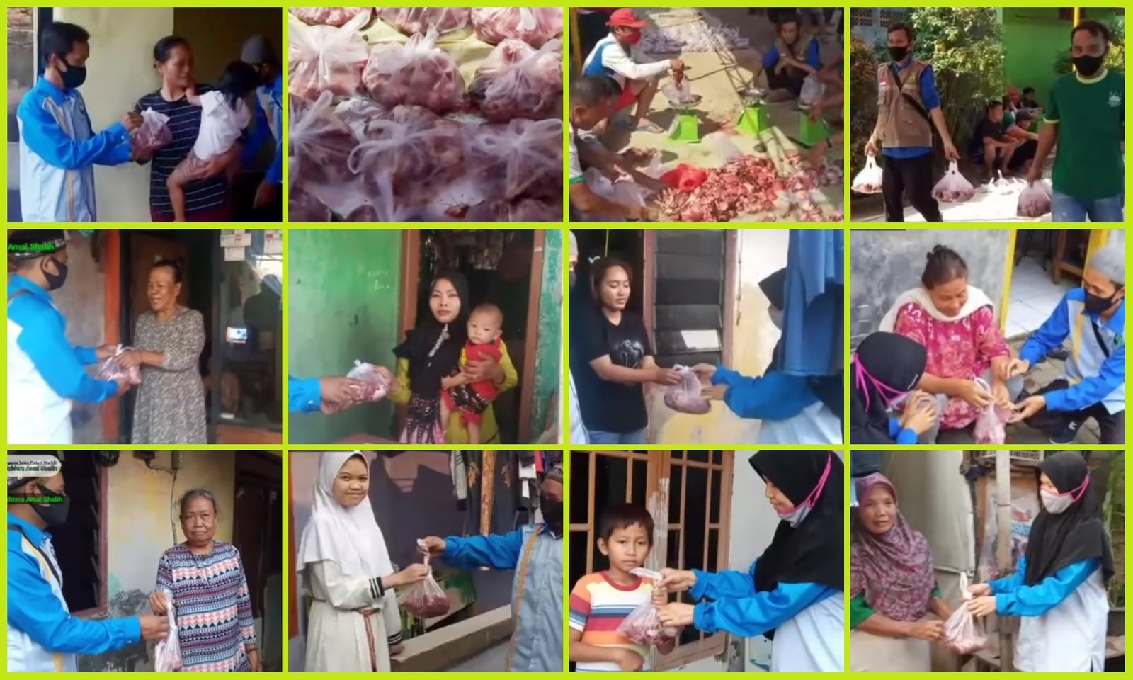 DISTRIBUSI DAGING QURBAN 31 JULI 2020