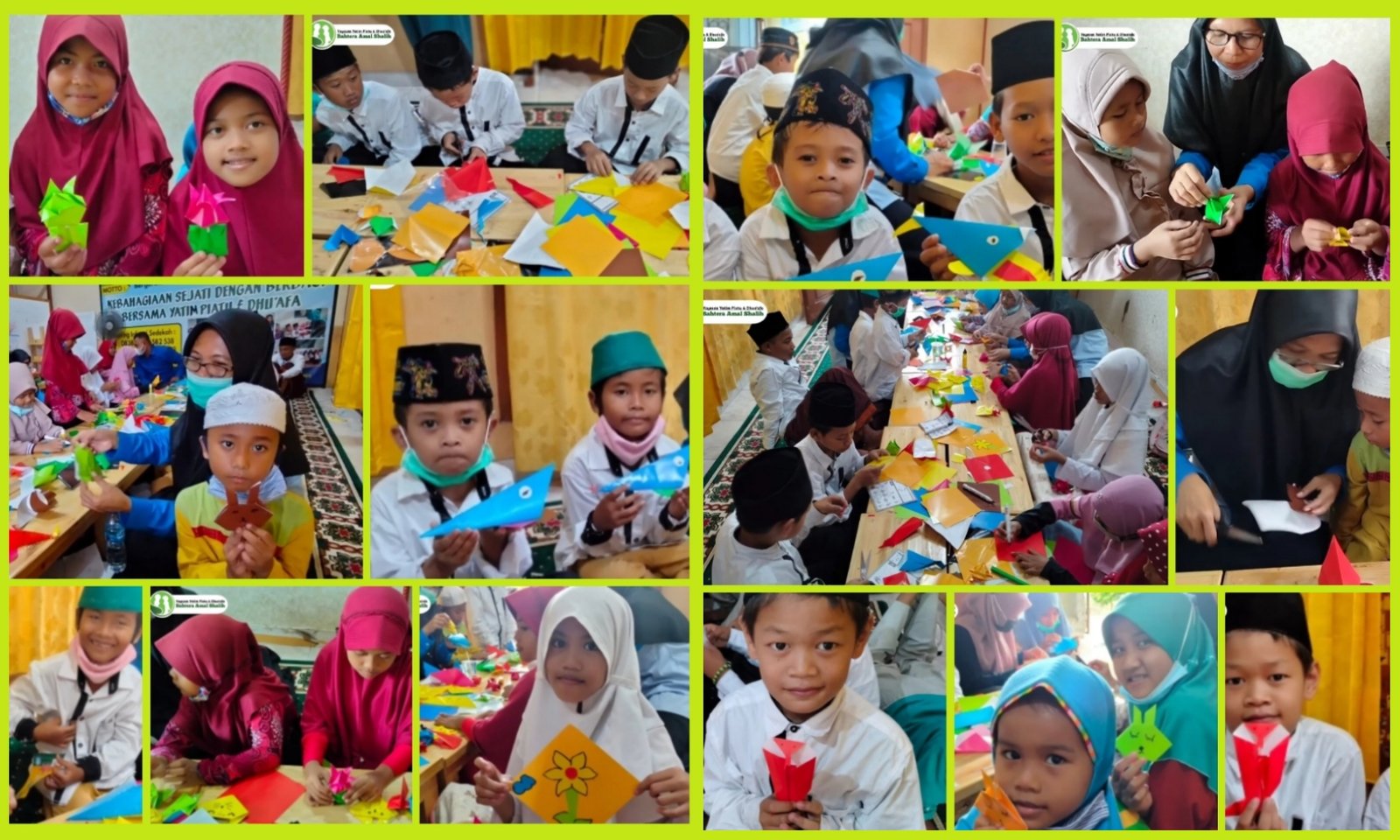 SENI LIPAT ORIGAMI, MENGEMBANGKAN DAYA KREATIFITAS YATIM DHUAFA