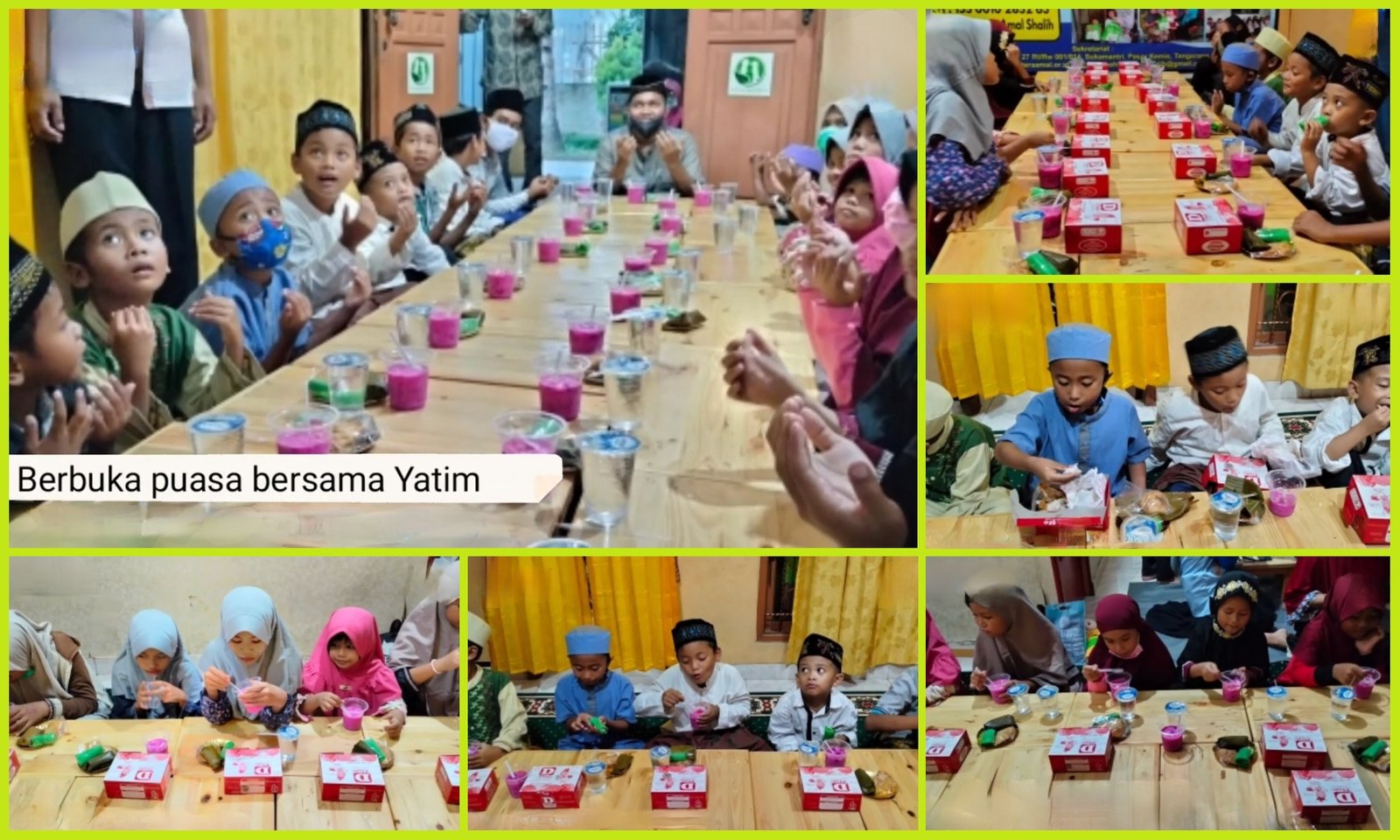 BUKA PUASA BERSAMA YATIM BINAAN DI RAMADHAN 1442 H