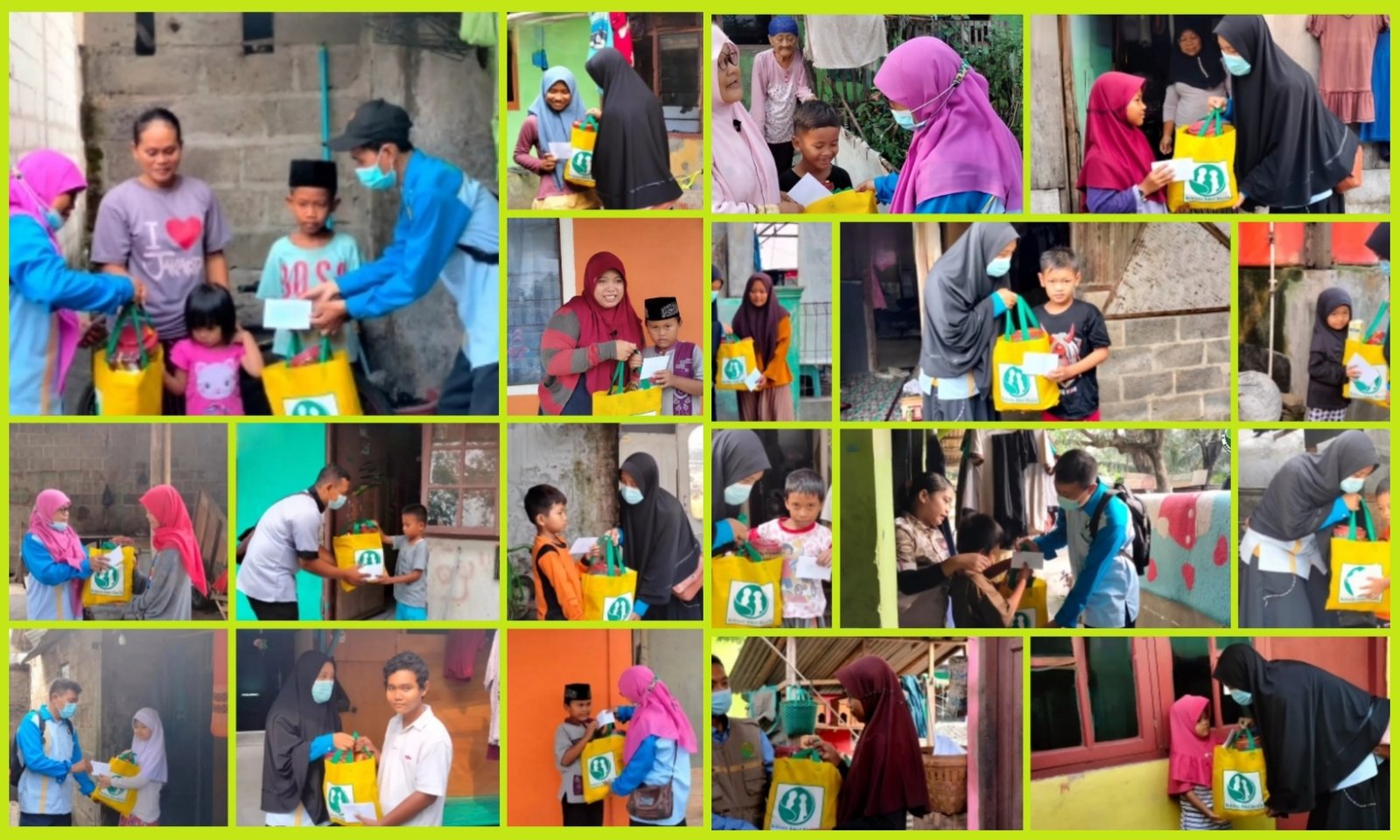 DISTRIBUSI BINGKISAN LEBARAN 1442 H UNTUK YATIM DHUAFA BINAAN