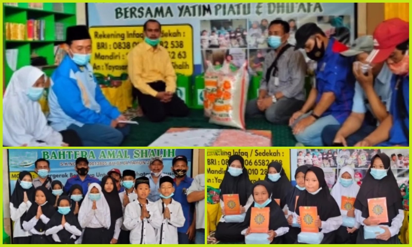 KUNJUNGAN DONATUR SERIKAT PEKERJA PT IKAD PASARKEMIS,SABTU 08 MEI 2021