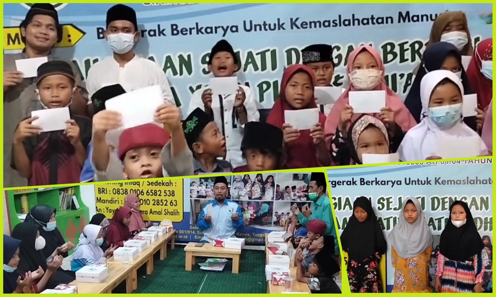 PEMBERIAN UANG SAKU YATIM DAN PROGRAM BERBAGI NASI BOX JILID 10