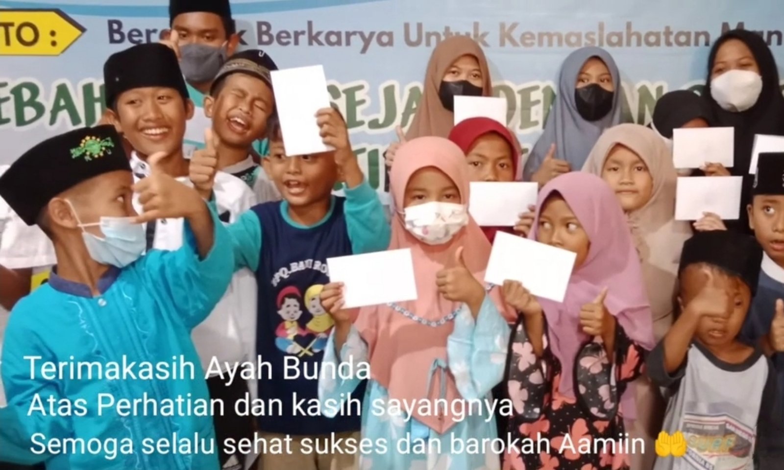 TERIMAKASIH AYAH BUNDA ATAS KASIH SAYANGMU KEPADA KAMI,JUM’AT 17 SEPTEMBER 2021