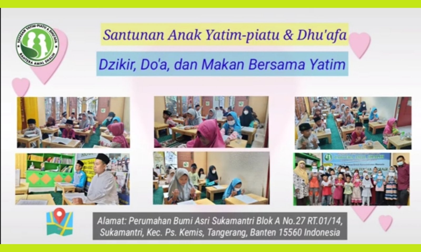 Menyantuni anak yatim  mendatangkan keberkahan dan Wasilah datangnya pertolongan Allah, Jum’at 08 Oktober 2021