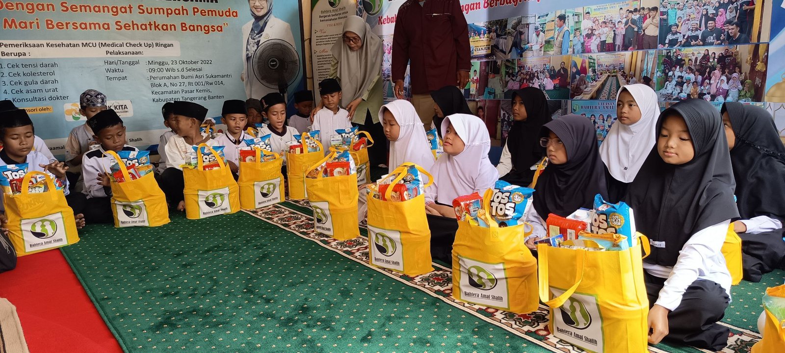 PERSIAPAN SANTUNAN ON THE SPOT