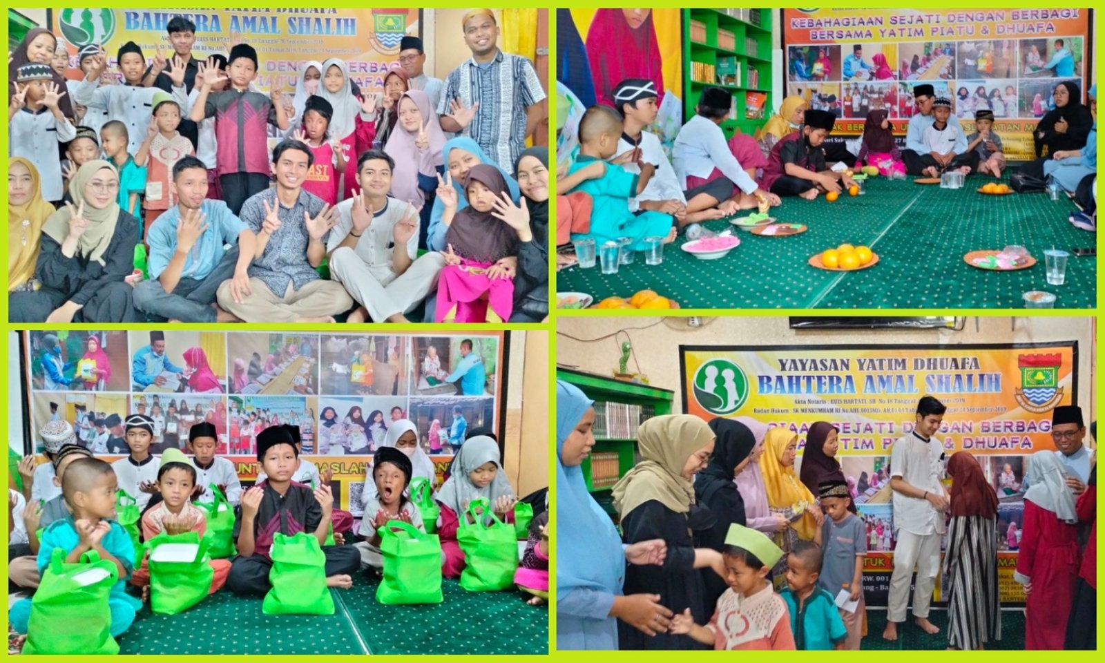 Kunjungan Komunitas Pengen PINTER Berbagi Menjadi Penyemangat bagi Yatim Binaan Untuk Lebih Giat Belajar