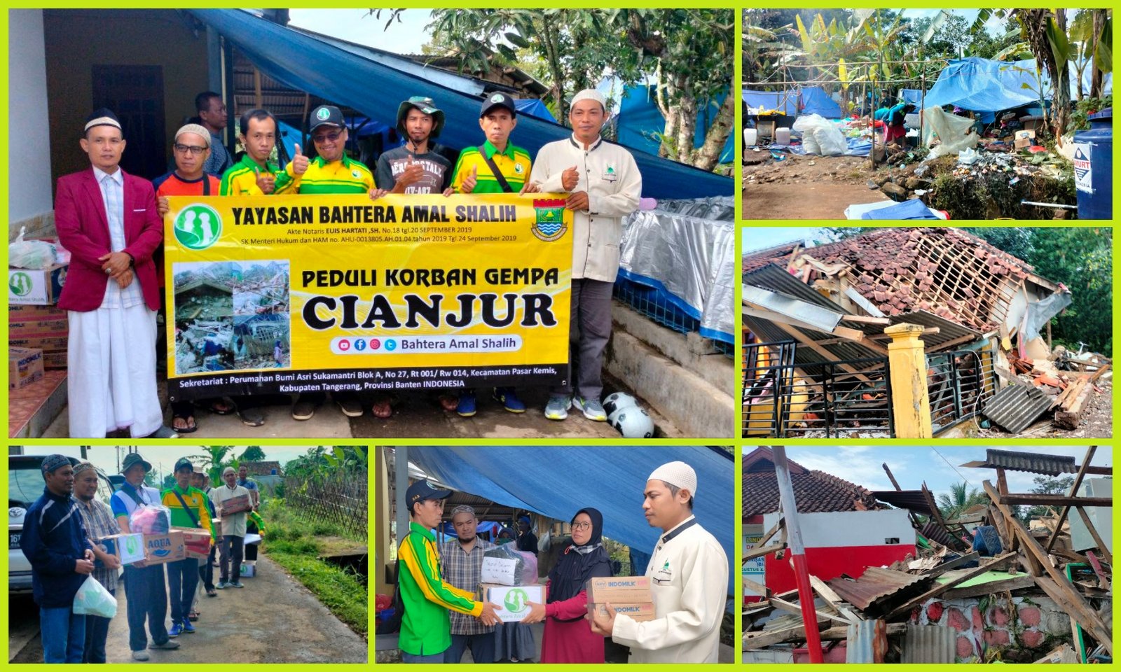 Distribusi Bantuan Kemanusiaan untuk Korban Gempa Cianjur