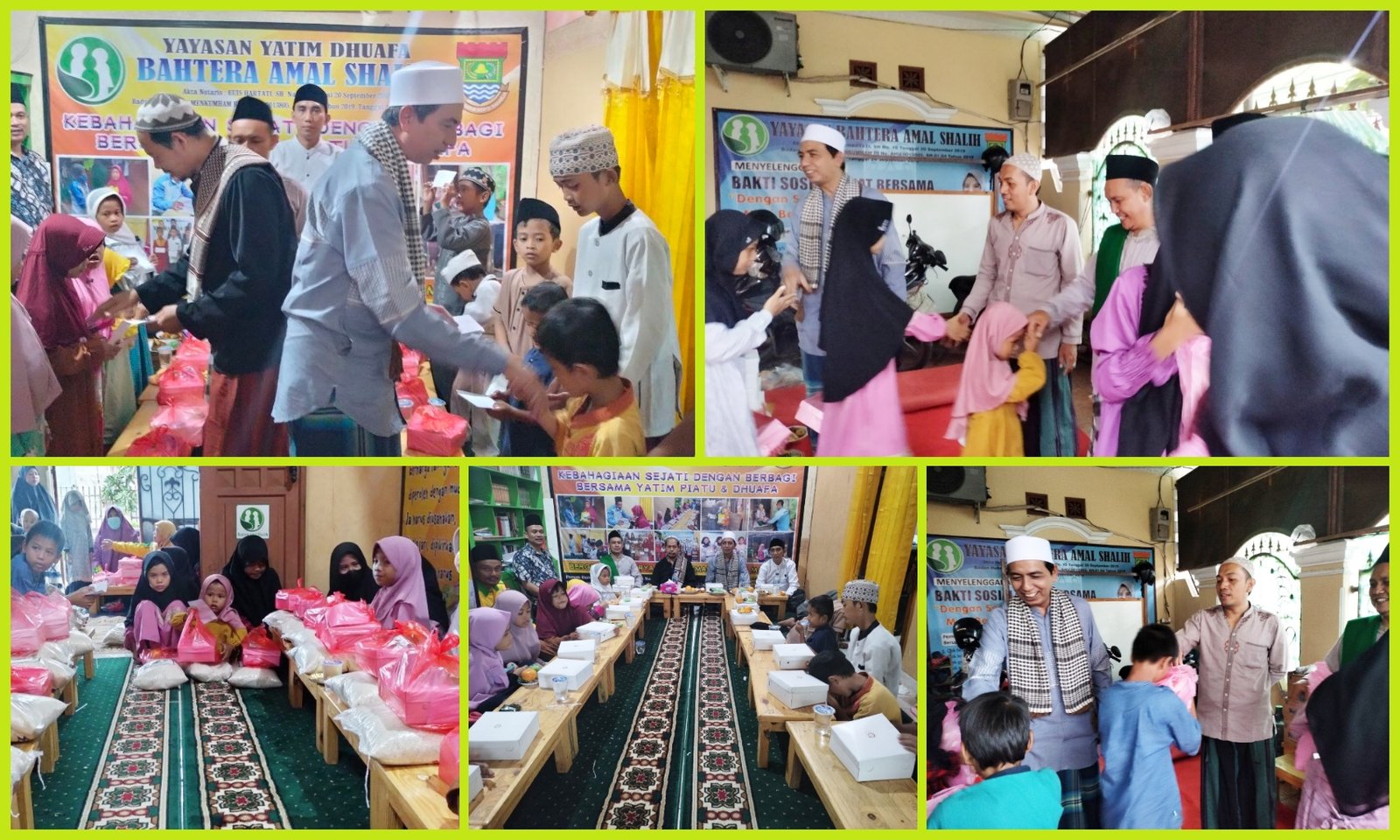 SEDEKAH BERAS SANTUNAN DO’A BERSAMA YATIM DI BULAN SYA’BAN