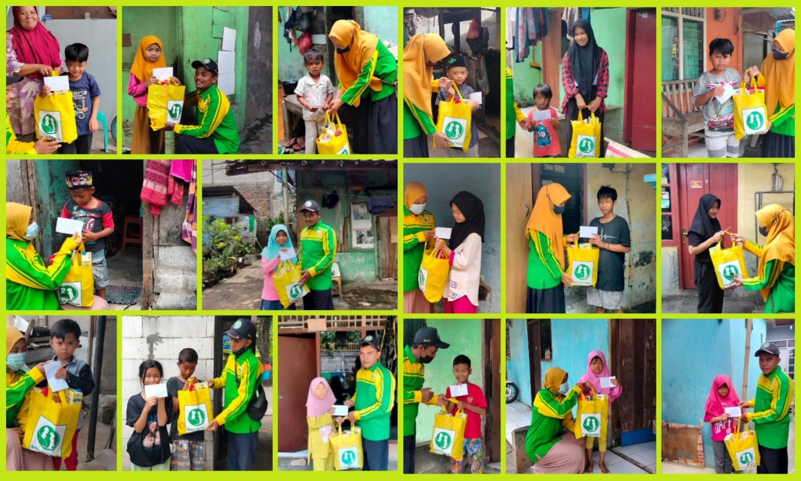 Bahagiakan Yatim Menyambut Hari Raya 1444 H dengan Bingkisan Kue Lebaran