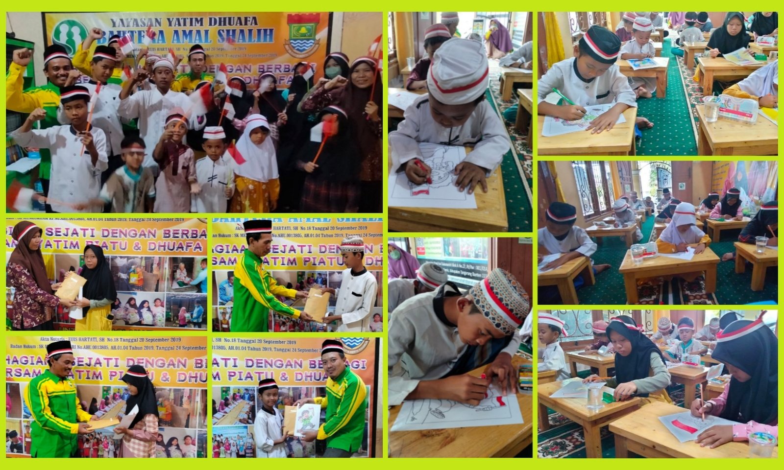 Memupuk kecintaan kepada Negara Dengan Lomba Mewarnai dalam Rangka Memeriahkan HUT RI ke-78