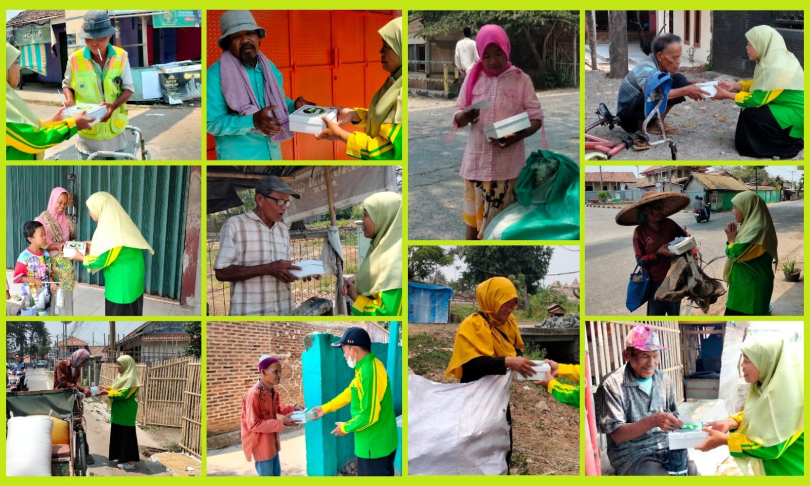 Berbagi Nasi Box, Menebar Semangat dan Harapan untuk pemulung, tukang becak, pengemis, tukang parkir jalanan