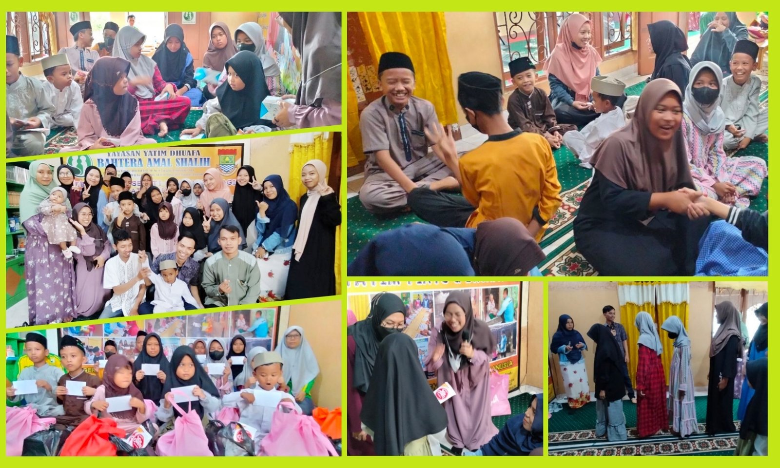Kunjungan Komunitas Pengin Pintar Berbagi Hadirkan Keceriaan untuk Yatim Binaan