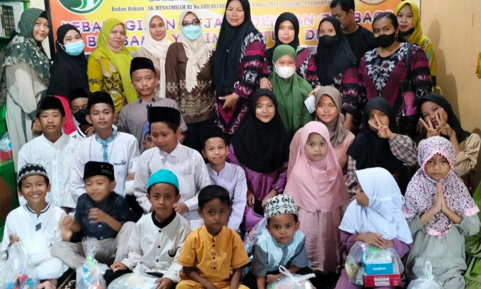 Kunjungan Donatur PT Broco Mutiara Berbagi Kebahagiaan Bersama Yatim binaan Yayasan Bahtera Amal Shalih