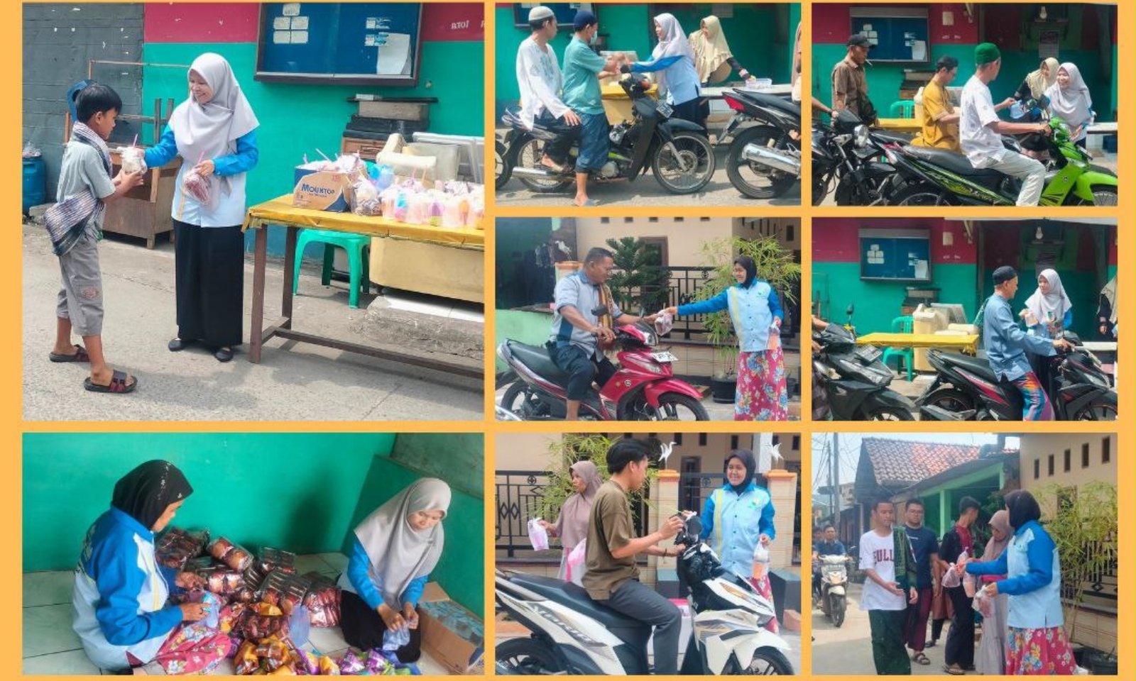 Program Tebar Hidangan Jumat Berkah, Sedekah Kecil Manfaat Besar, Berlimpah Pahalanya.