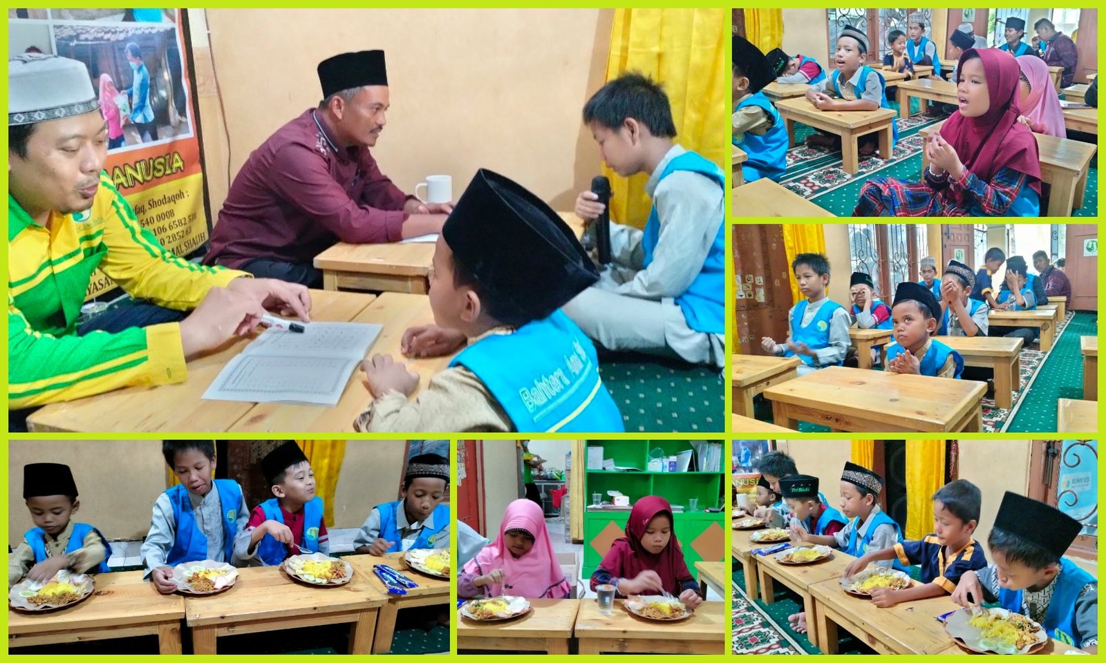 Munajat Bersama Mendoakan Dermawan dan Donatur serta Makan Bersama Yatim Binaan