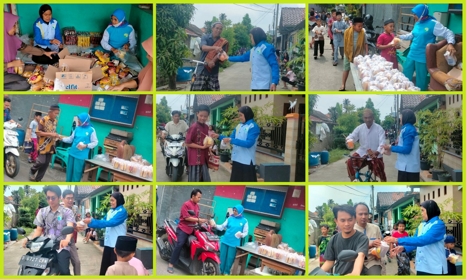 “Tebar Hidangan Jumat Berkah, Berkah Berbagi Makanan untuk Jamaah Sholat Jumat.”