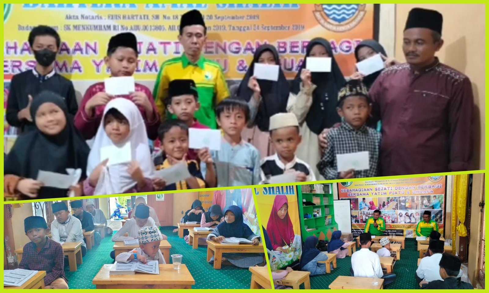 Kegiatan Rutin Dzikir dan Do’a Bersama Yatim Penghafal Qur’an