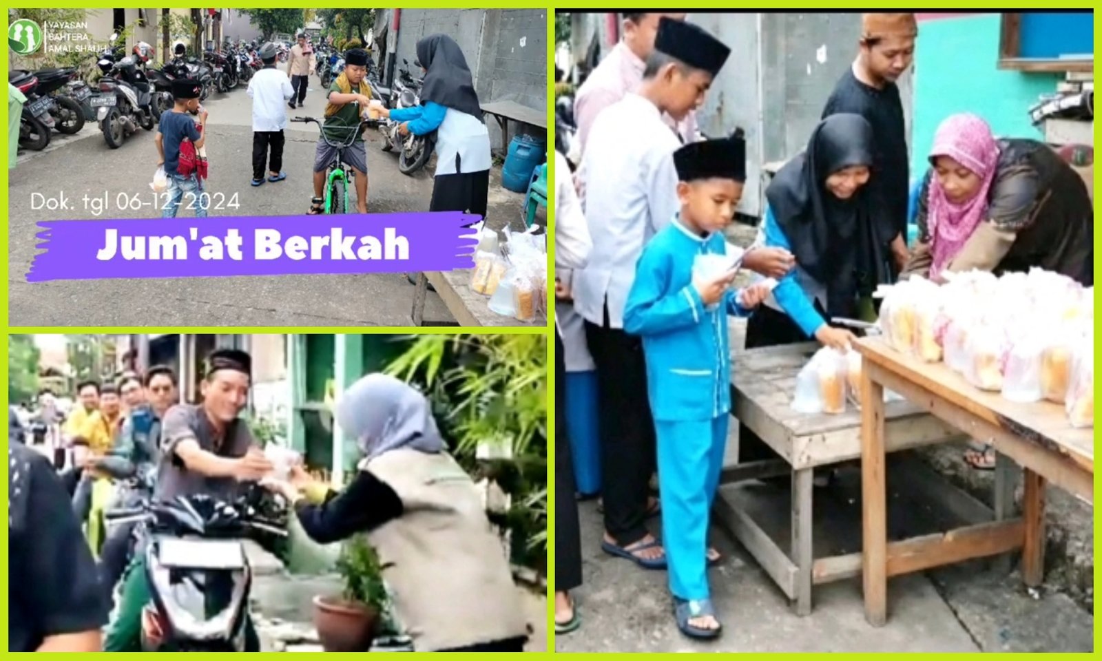 Senyum para penerima manfaat menjadi bukti bahwa kebaikan sekecil apa pun mampu menghadirkan kebahagiaan