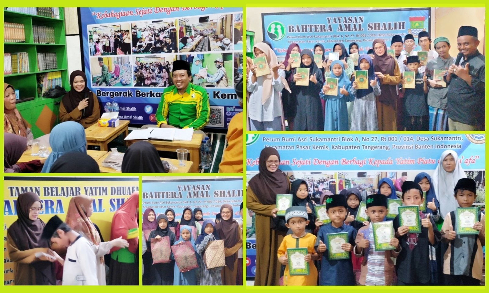 Kunjungan Donatur Dermawan Bunda Maininda dan Keluarga