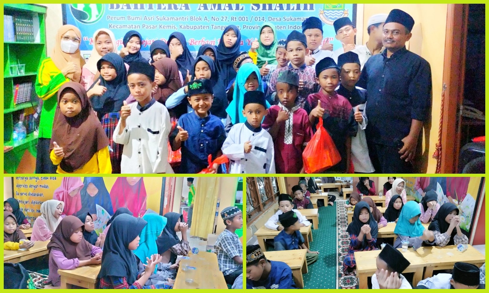 Kekhusyukan Yatim Binaan Mendoakan Hajat dan Permohonan Doa Para Dermawan Donatur