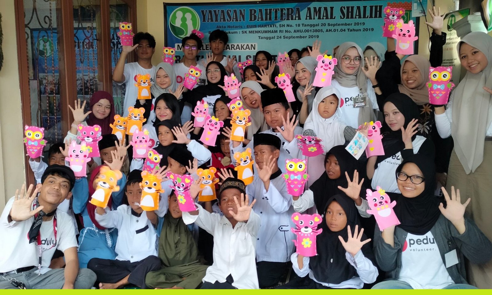 Game Edukasi Santunan Yatim Bersama Komunitas Peduli Tangerang dan Komunitas Kubah Budaya