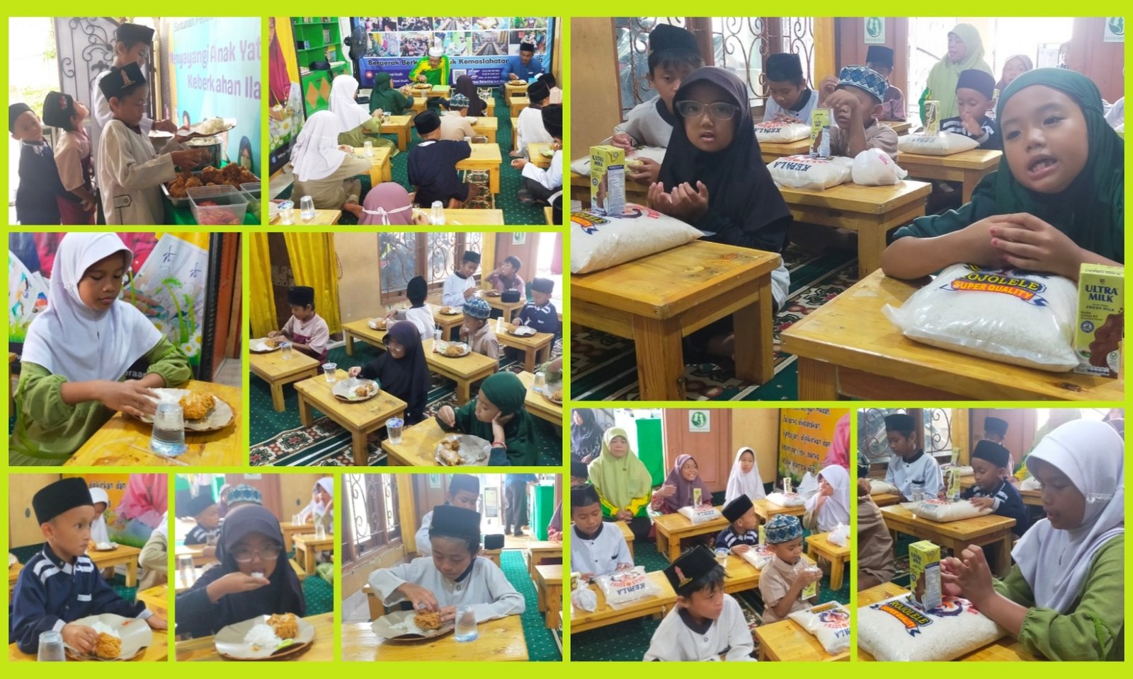 Penutupan Bimbingan Belajar dan Santunan Beras Yatim Dhuafa Menyambut Bulan Suci Ramadhan