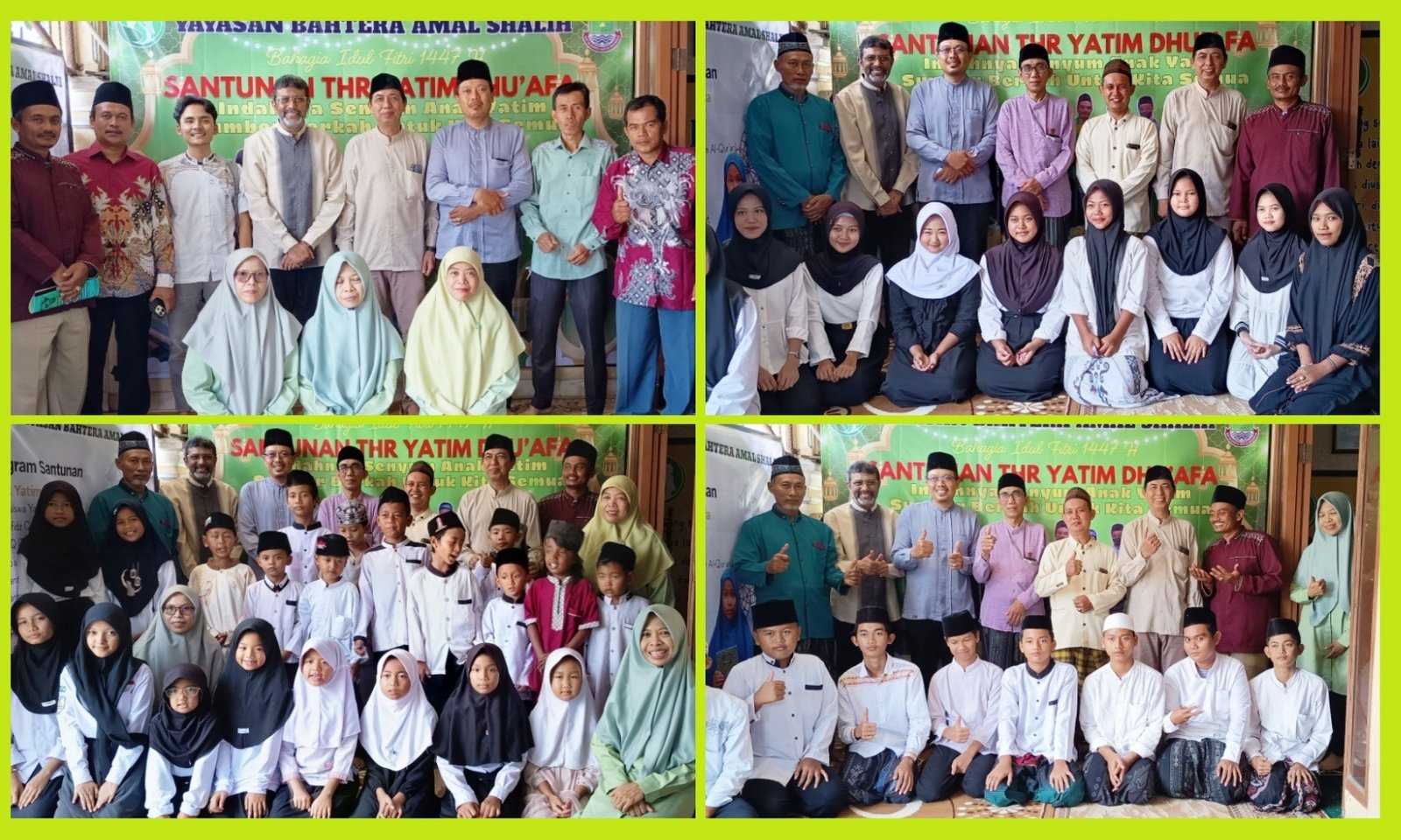 Foto Bersama, Wujud Kebersamaan dan Kepedulian dalam Santunan THR Idul Fitri 1447 H