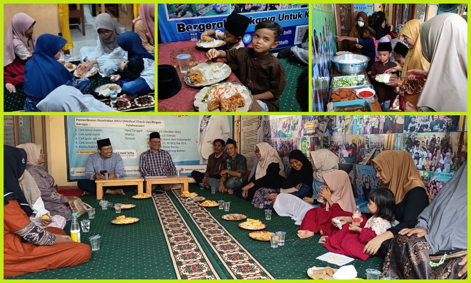 Bukan Sekadar Makan Bersama: Momen Bahagia Saat Keluarga Yatim Silaturahmi Halal Bihalal dengan Pengurus dan Relawan