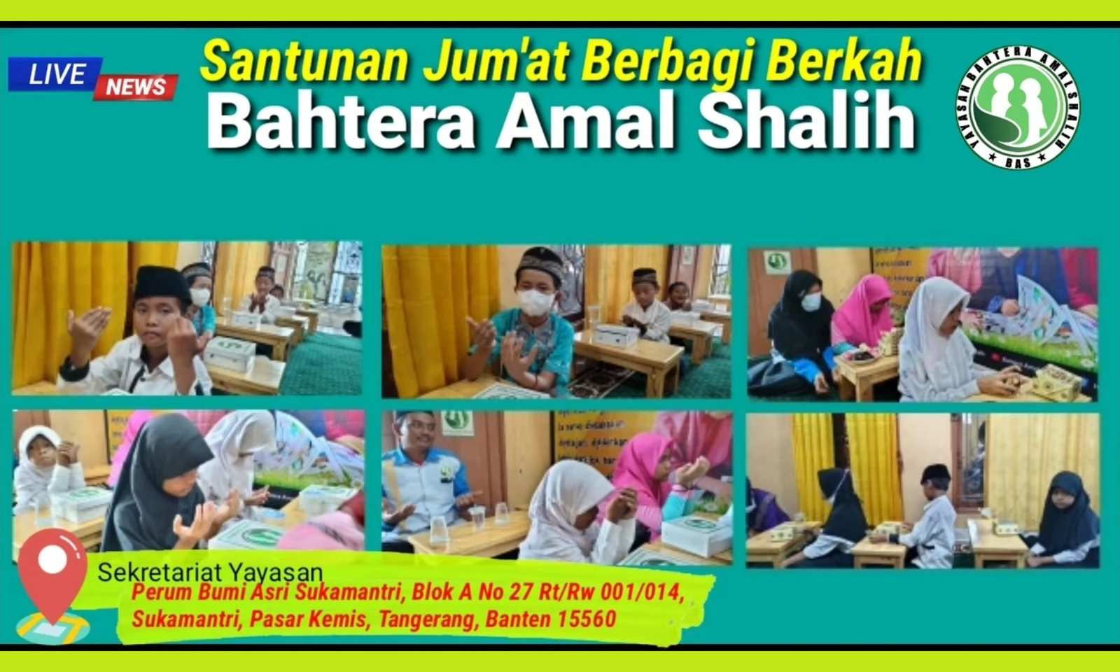 SANTUNAN JUM’AT BERBAGI BERKAH , PROGRAM BERBAGI NASI BOX
