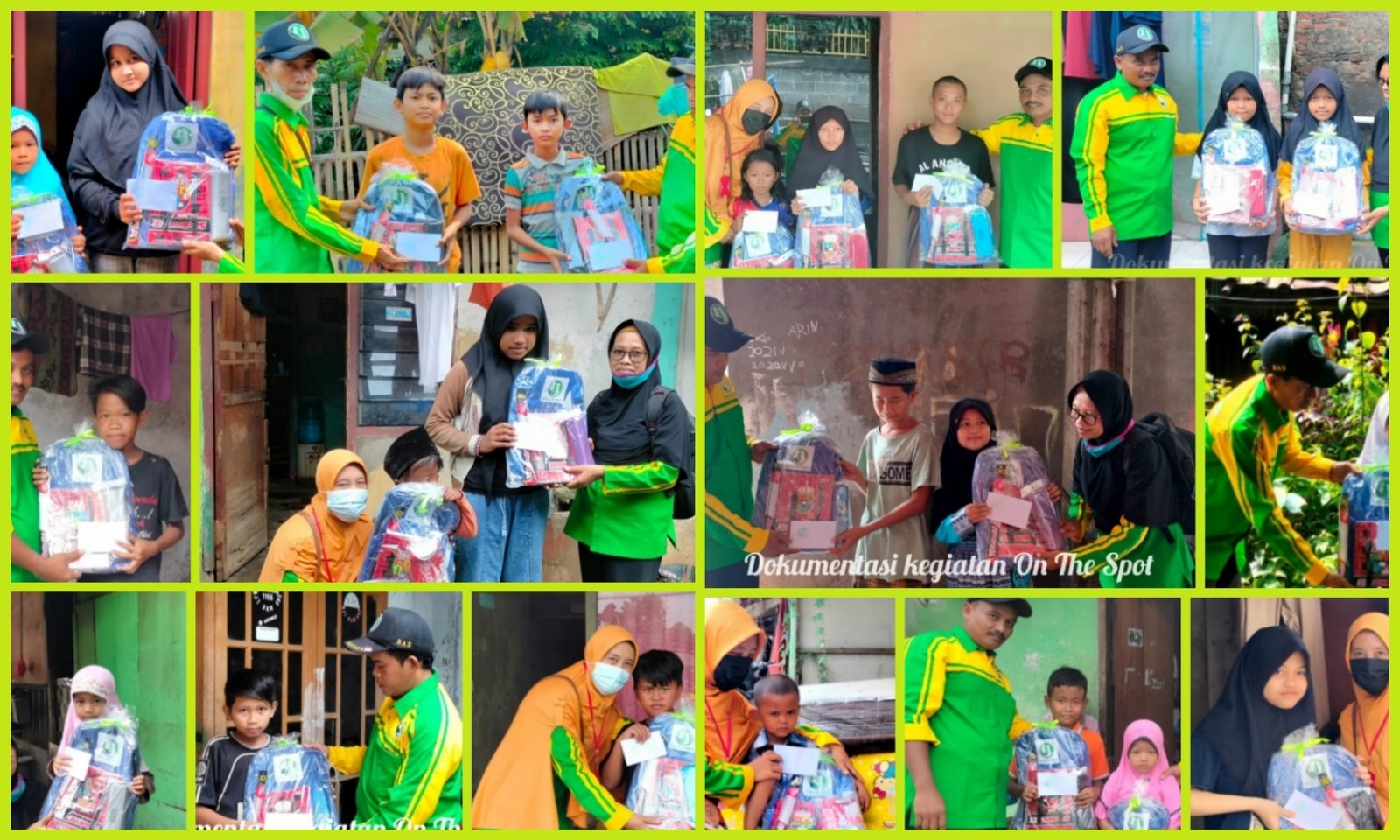 Berbagi Peralatan Sekolah untuk Yatim Binaan Langsung ke Rumah, Ahad 12 Juni 2022