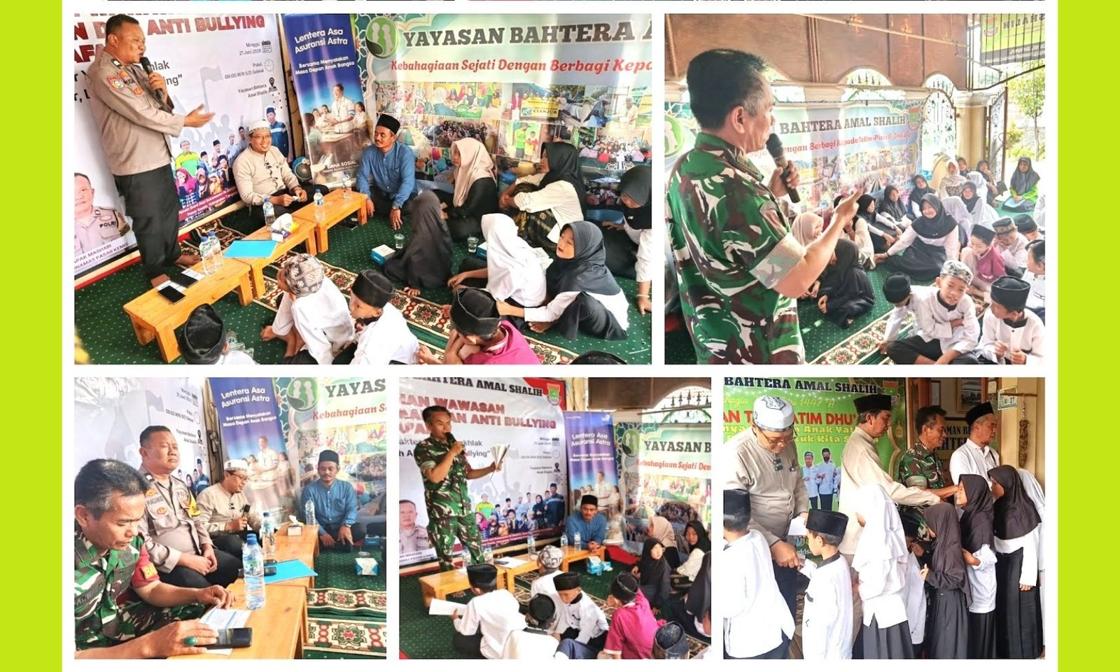 PEMBINAAN KARAKTER ANAK YATIM MELALUI PENYULUHAN ANTI BULLYING DAN WAWASAN KEBANGSAAN