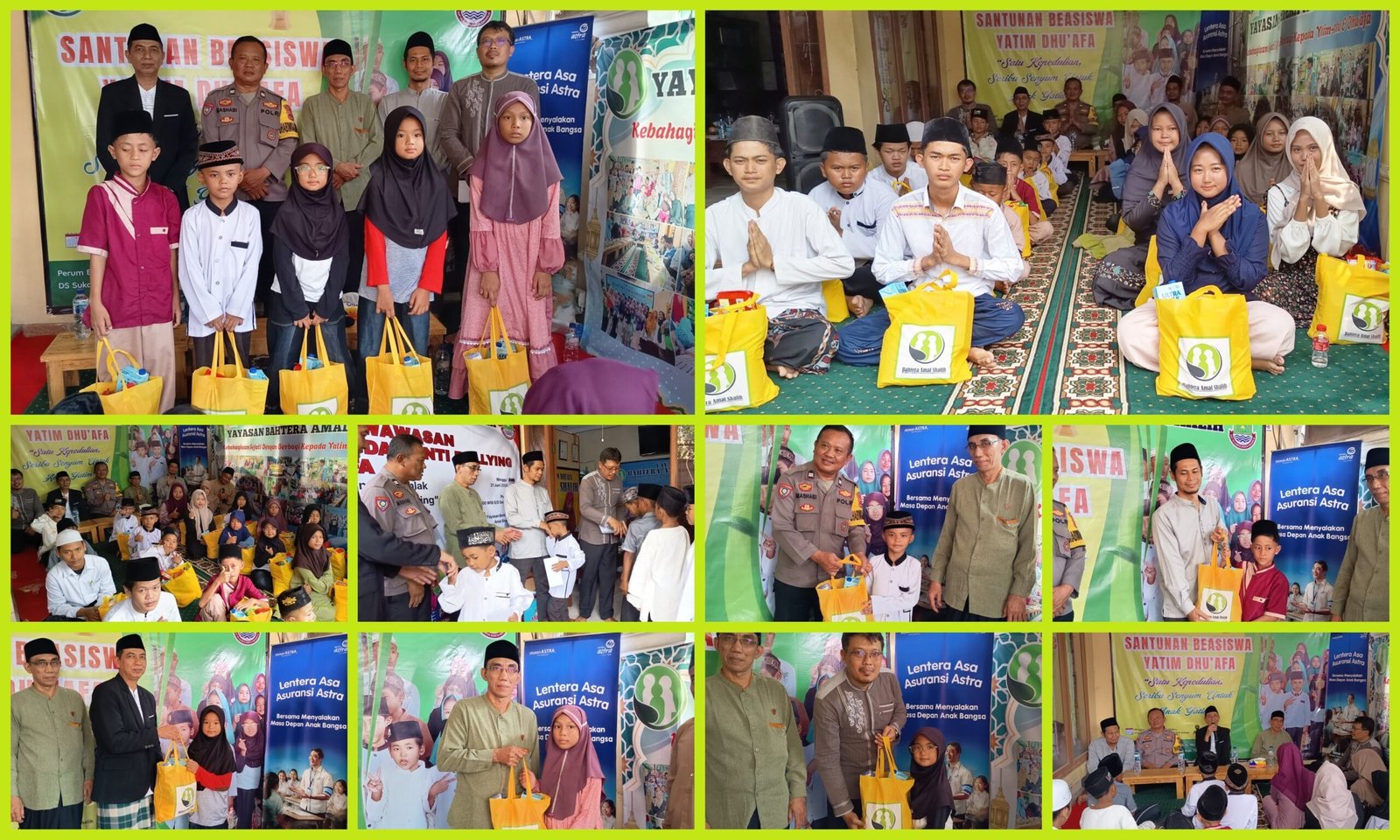 Santunan Beasiswa Yatim Dhuafa Yayasan Bahtera Amal Shalih